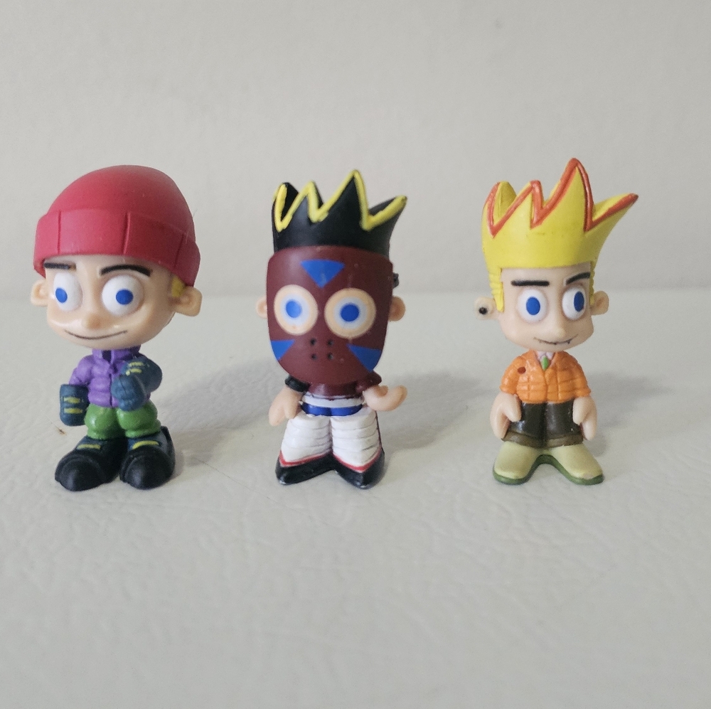 DHX Johnny Test Mini Figure Cartoon Network Lot Of 3